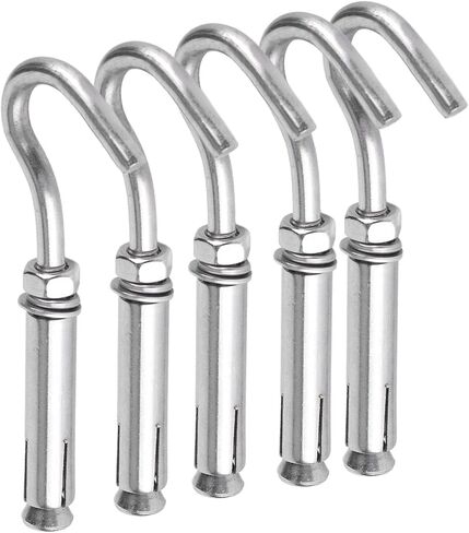 304 Stainless Steel Opening Expansion Hook, Wear Resistant Anti Rust Hook for Concrete Wall (M6) in Saudi Arabia