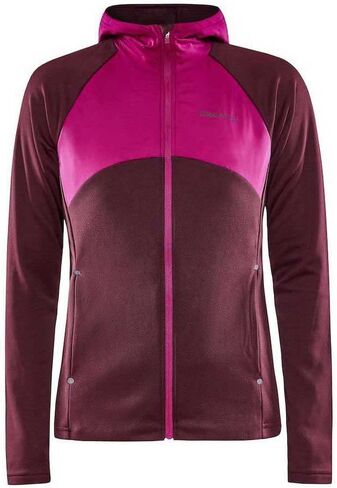سترة بغطاء للرأس من الجيرسيه ADV Essence للسيدات من Craft Sportswear | سترة للتمرين بسحاب كامل | رائعة للجري في الطقس البارد in Kuwait