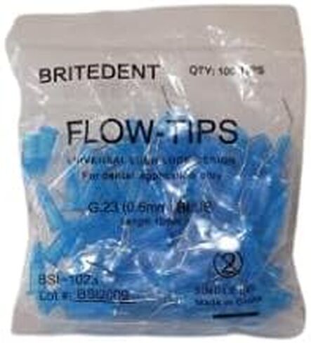 نصائح لاستغناء تدفق الإبرة قبل عازمة - الأزرق 23G - تصميم قفل Luer العالمي. كيس من 100 جهاز كمبيوتر in Saudi Arabia