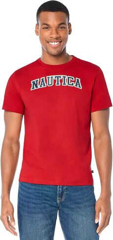 Nautica Men's Short Sleeve 100% Cotton Nautical Series Graphic Tee in Saudi Arabia