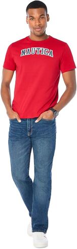 Nautica Men's Short Sleeve 100% Cotton Nautical Series Graphic Tee in Saudi Arabia