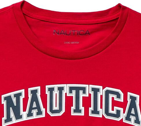 Nautica Men's Short Sleeve 100% Cotton Nautical Series Graphic Tee in Saudi Arabia