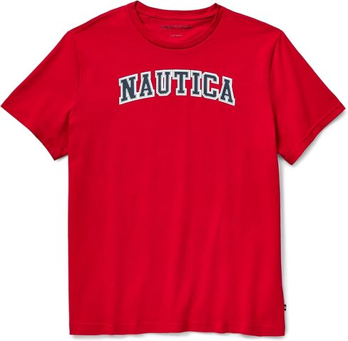 Nautica Men's Short Sleeve 100% Cotton Nautical Series Graphic Tee in Saudi Arabia