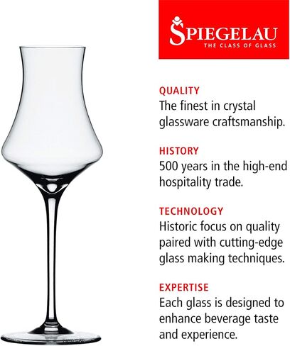 Spiegelau Willsberger Digestive Glasses Set of 4 - European-Made Crystal, Modern Cocktail Glasses, Dishwasher Safe, Professional Quality Cocktail Glass Gift Set - 9.9 oz in Saudi Arabia