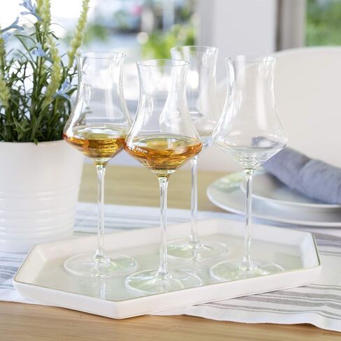 Spiegelau Willsberger Digestive Glasses Set of 4 - European-Made Crystal, Modern Cocktail Glasses, Dishwasher Safe, Professional Quality Cocktail Glass Gift Set - 9.9 oz in Saudi Arabia