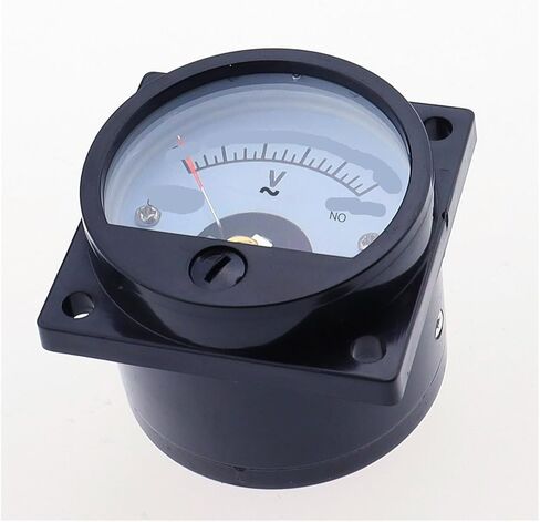 Voltmeter SO-45 AC 1V-800V Round Meter Voltmeter Black(10V) in Saudi Arabia