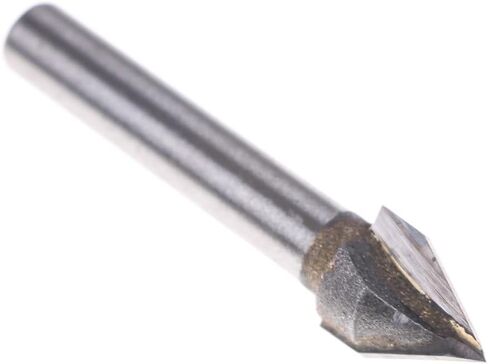 6 ملم شانك تنجستن الصلب 60 درجة الخامس أخدود بتات CNC شاق النشط الأداة الخشبية 6x10mm in Saudi Arabia