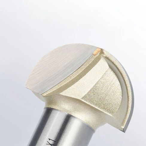 6.35mm 12.7mm كربيد كربيد جولة أسفل الأخدود القاطع قاطع نصف قطر الكرة أنف الخشب جهاز التوجيه بتات شبه دائرية (12.7x28.6) in Saudi Arabia