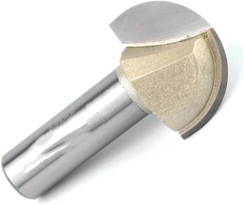 6.35mm 12.7mm كربيد كربيد جولة أسفل الأخدود القاطع قاطع نصف قطر الكرة أنف الخشب جهاز التوجيه بتات شبه دائرية (12.7x28.6) in Saudi Arabia