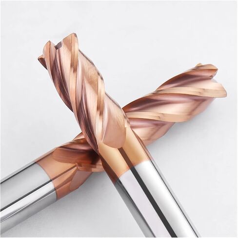Generic 6mm HRC55 Fillet Radius End Milling Cutter Tungsten Carbide CNC Milling Cutter Tool 4-Flute Tool Deg R0.2 R0.5 R1 Metal Milling Cutter(6R0.5X4DX50L-4F,1PCS) in Saudi Arabia