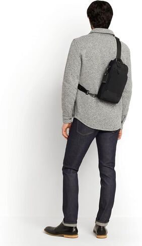 TUMI Harrison Gregory Sling - Lightweight Crossbody Bag for Traveling & Business - Quality Sling Backpack - Black in Saudi Arabia