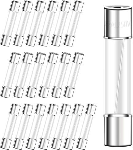 6x30mm 15a 250v الصمامات الزجاجية السريعة 15 أمبير فتيل 250 فولت 0.24x1.18 بوصة F15AL250V حزمة 20 in Kuwait