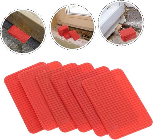 AmoSfun 100pcs حشوات مركبة بلاستيكية بلاستيكية نافذة نافذة نافذة الباب الحشود الهيكلية DIY دعم تحميل الحمل in Saudi Arabia