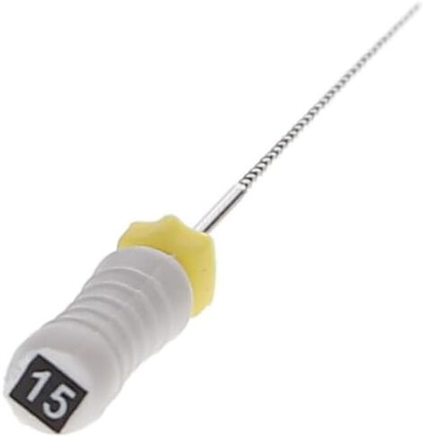400215 HSB K-Files Flex-Type 25mm #15 White Stainless Steel 6/Pk in Saudi Arabia