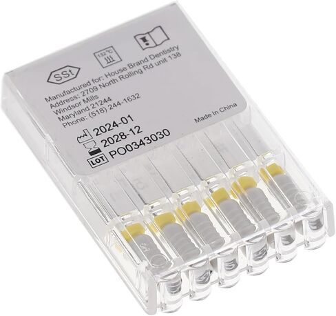 400215 HSB K-Files Flex-Type 25mm #15 White Stainless Steel 6/Pk in Saudi Arabia