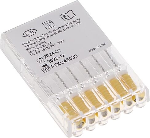 400211 HSB K-Files Flex-Type 21mm #50 الصلب الأصفر المقاوم للصدأ 6/PK in Saudi Arabia