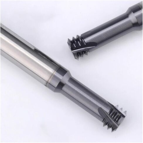 HRC65 Thread Mill Coated Solid Carbide 3 Teeth Miniature Pitch CNC Internal Machining Cutter Tool M3 M4 M5 M6 M8 M10 M12 M20 Tap(23mm) in Saudi Arabia