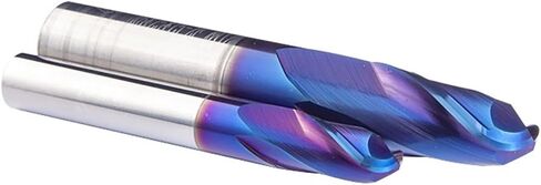 HRC65 BALL NOSTE END MILL R0.5-6 2 Flute Tungsten Carbide Cutter Router Bit Milling Tool 2 4 6 8 10 12 15 CNC Milling T (10 PCS ، R3X12XD6X50) in Saudi Arabia