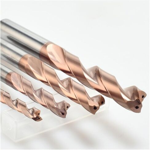 8xD Carbide Drill 1 2 3 4 5 6 7 8 9 10 12MM Internal Coolant Inner Through Hole Parallel Shank Metal Efficient CNC Drilling Tool(7.6mm) in Saudi Arabia