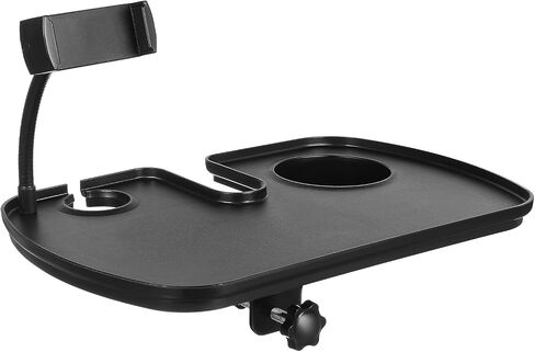 Toyvian Universal Microphone Stand Trans مع حامل مشروب ، وملحقات الهاتف القابلة للتعديل MIC Clamp-On على البث المباشر ، والحفلات الموسيقية ، والتسجيل ، وملحقات الموسيقية الموسيقية in Saudi Arabia