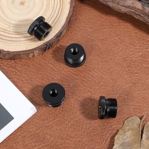 4 PCS MIC Stand Adapter Microphone Stand Adapter 1/4 Female to 5/8 Male Screw Adapter Thread Triped Adapter for Microphone حامل إلى ترايبود الكاميرا in Saudi Arabia