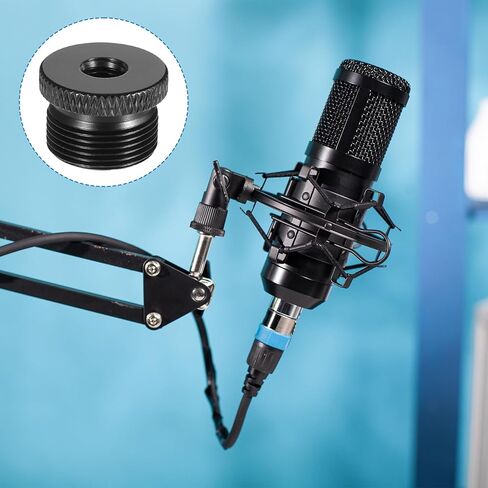 4 PCS MIC Stand Adapter Microphone Stand Adapter 1/4 Female to 5/8 Male Screw Adapter Thread Triped Adapter for Microphone حامل إلى ترايبود الكاميرا in Saudi Arabia