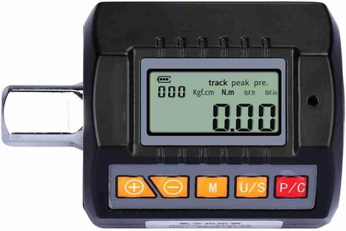 Adjustable LCD Display Screen Digital Torque Wrench Meter Professional Electronic Meter Utility Tool for Car Repairing ABS Material 1/2 1/4 3/8inch Size (200N.m) in Saudi Arabia