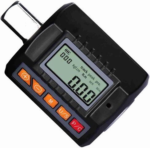 Adjustable LCD Display Screen Digital Torque Wrench Meter Professional Electronic Meter Utility Tool for Car Repairing ABS Material 1/2 1/4 3/8inch Size (200N.m) in Saudi Arabia