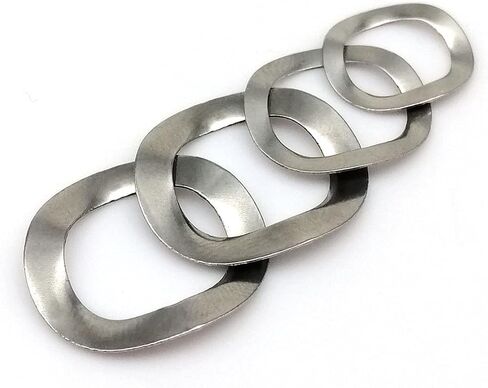 Xwang Store 50X M3 M4 M5 M6 M10 M10 M14 M16 M19 M22 M25 304 FESTER FESTER THRE THRE THE WAVE CREST GASHER SPRING GASKET (الحجم: M3X6X0.3) in Saudi Arabia