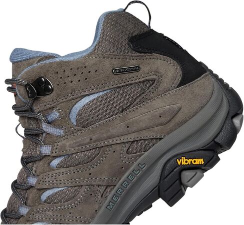 Merrell Women's Moab 3 MID Waterproof Hiking Boot, New Granite, 8 Wide in Saudi Arabia