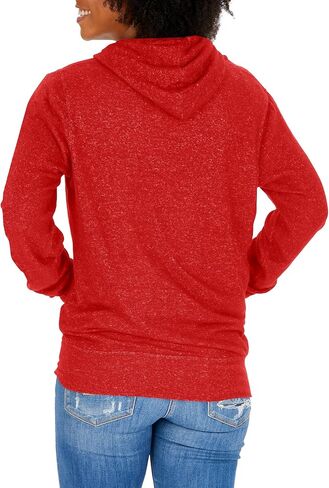 Zubaz NFL Women's Diamond Graphics Lightweight Marled Hoodie in Saudi Arabia