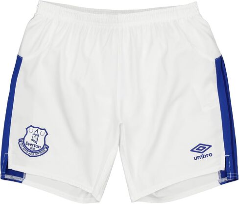 Umbro Premier League Everton 2017-2018 Home Kit Soccer Shorts ، Youth Boys ، تتراوح أعمارهم بين 8 و 18 عامًا in Saudi Arabia