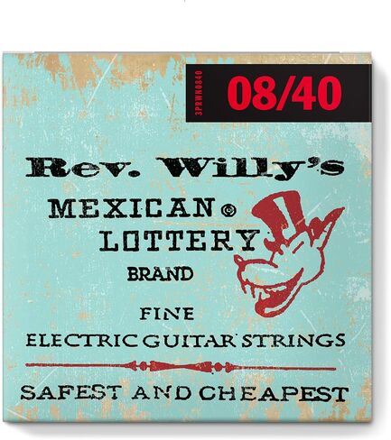 Billy Gibbons Custom Rev Willy's Guitar Strings 08-40 | 3 حزمة in Saudi Arabia