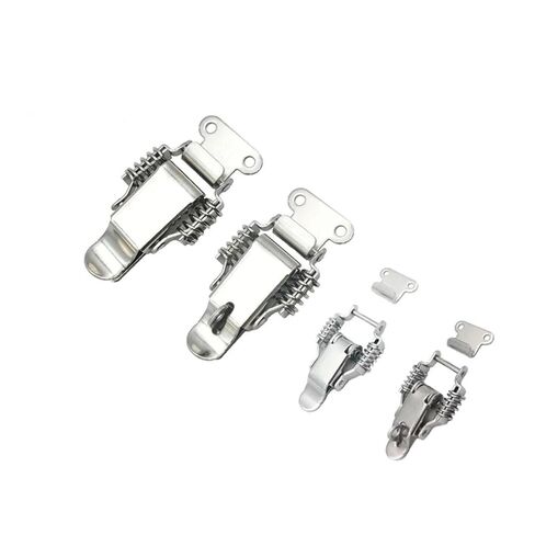 2Pcs-108-Steel Latch DK108 Spring Buckle Suitcase Chest Tool Box Locking Toggle Latch Hasp Lock Hardware Jewlery Box in Kuwait