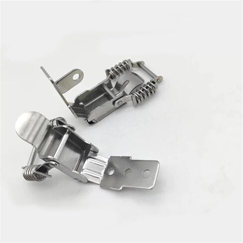 2Pcs-108-Steel Latch DK108 Spring Buckle Suitcase Chest Tool Box Locking Toggle Latch Hasp Lock Hardware Jewlery Box in Kuwait