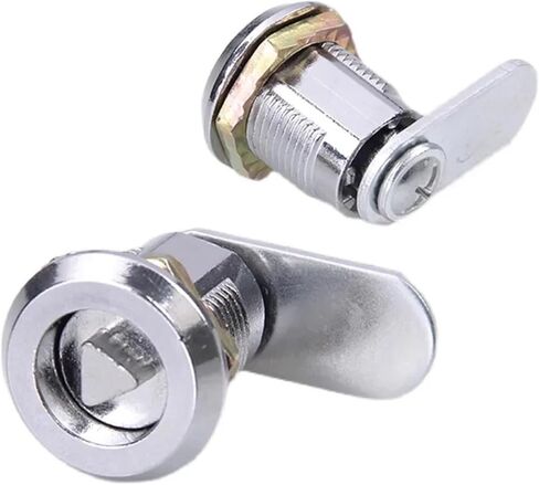 4Pcs-16mm-With Key MS705-16/20 Zinc Alloy Cabinet Locks with Key Lock Cabinet Lock for Office Desk Letter Box Cam Small Triangle Locks in Saudi Arabia