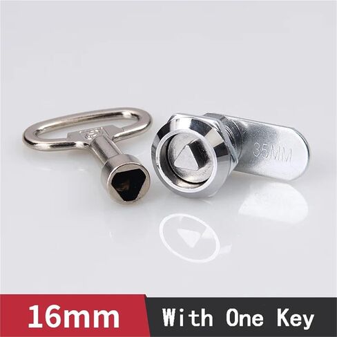 3Pcs-16mm-With Key 705-16/20 Small Triangle Locks Zinc Alloy Same Key Drawer Lock Cabinet Lock in Saudi Arabia