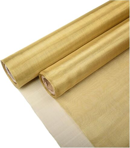 TIST COPPER MESH SIEVE BRASS MESH BRASS WIND WIRE MESH ، تستخدم لفة شبكات النحاس (100 شبكة). in Saudi Arabia