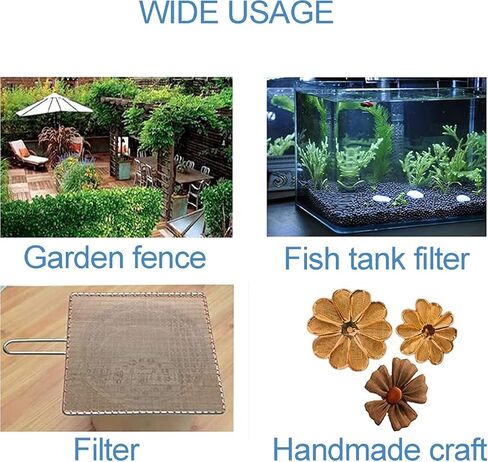 TIST Copper Mesh Sieve Brass Mesh 80 Mesh Dense Filter, Suitable for Gardening Window Mesh Crafts, Etc Copper Mesh Rolls in Saudi Arabia