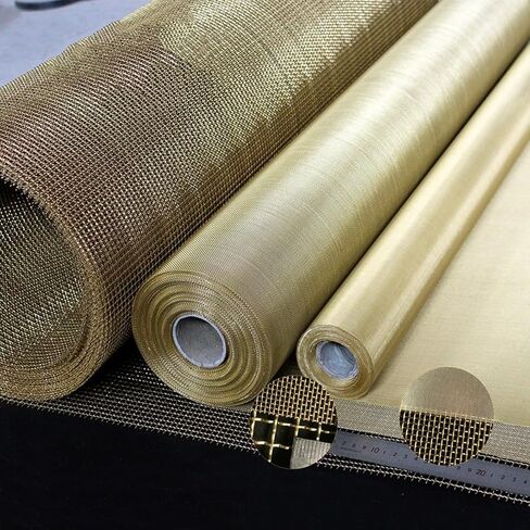 TIST Copper Mesh Sieve Brass Mesh 80 Mesh Dense Filter, Suitable for Gardening Window Mesh Crafts, Etc Copper Mesh Rolls in Saudi Arabia