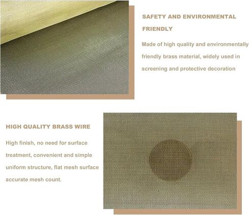 Copper Mesh Sieve Brass Mesh, Copper Mesh Filter Cloth, Electromagnetic Shielding Mesh Test Screen Copper Mesh Rolls(40mesh) in Saudi Arabia