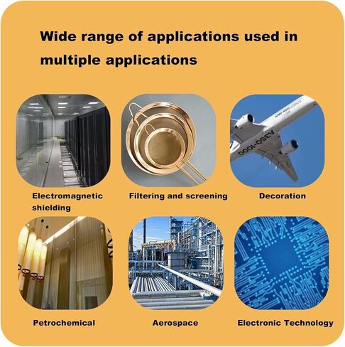 TIST Copper Mesh Sieve Yellow Copper Wire Mesh Anti-Static Copper Wire Mesh Can Be Used for Electromagnetic Signal Shielding Copper Mesh Rolls in Saudi Arabia