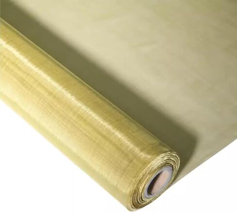 TIST Copper Mesh Sieve Copper Wire Mesh, Wire Mesh Rolls Fine Filament Filter Gauze Mesh Radiant Copper Mesh Rolls Copper Mesh Rolls(Brass 20mesh) in Saudi Arabia