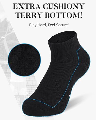 AWAYTR Kids Ankle Socks for Boys - Athletic Socks for Girl Half Cushion Low Cut Cotton Breathable, 6 Pair Pack in Saudi Arabia