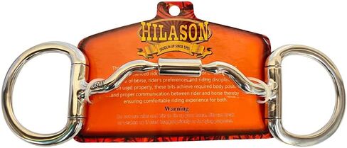 Bar H Equine 5 in Mouth Snaffle بت مع الفولاذ المقاوم للصدأ | قطع الحصان الغربية | بت التدريب | بت | للخيول in Kuwait