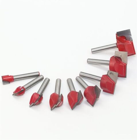 جهاز التوجيه السفلي 6 مم قاع بتات 10/13/16/10/22/22/22/30/32 مم CNC CNC Mill Mill Wood Milling Router B Bit (NO2 6x13) in Saudi Arabia