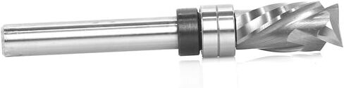 8mm Shank Bearing Ultra-Performance Compression Flush Trim Solid Carbide CNC Router Bit for Woodworking End Mill Cutters(2 Flutes) in Saudi Arabia