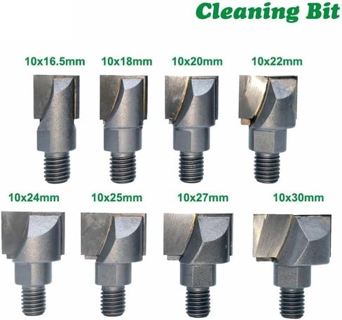 10mm Shank Screw Thread CNC Cleaning Bottom Router Bit Lock Milling Cutter for Woodworking Bit(10x27mm) in Saudi Arabia
