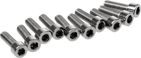 10 PCS Silver M5*15 BIKE BIKE BUNGE BOTTLE BOGHT BOMMS in Saudi Arabia