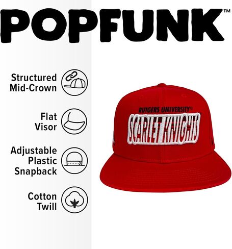 Official Collegiate Adjustable Snapback Flat Brimmed 6 Panel Hat - Gradient Team Collection in Saudi Arabia